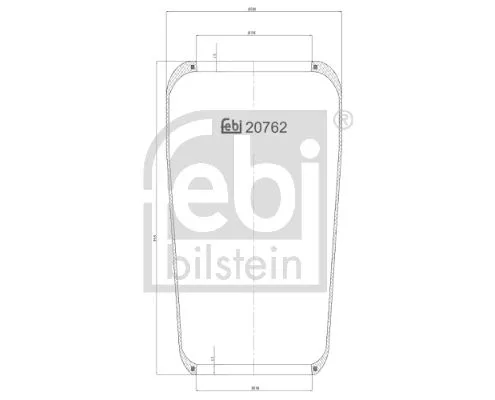 1x Bellow, air suspension