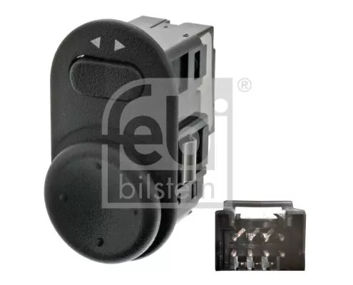 1x Switch, exterior rearview mirror adjustment