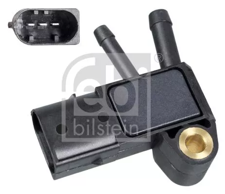1x Sensor, exhaust pressure