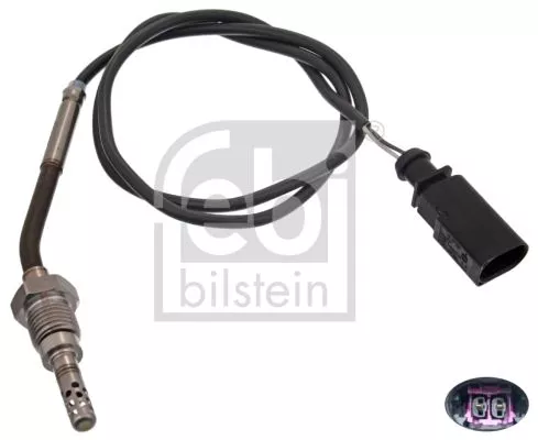 1x Sensor, exhaust gas temperature