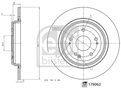 2x Brake Disc