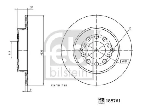 2x Brake Disc