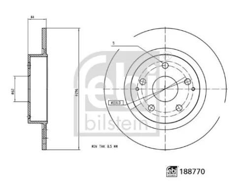 2x Brake Disc