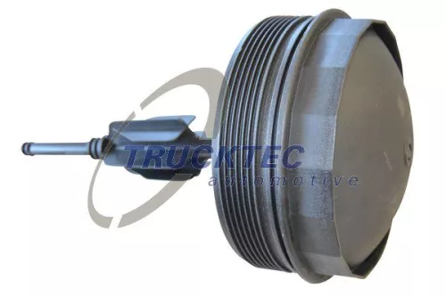 Cap, oil filter housing