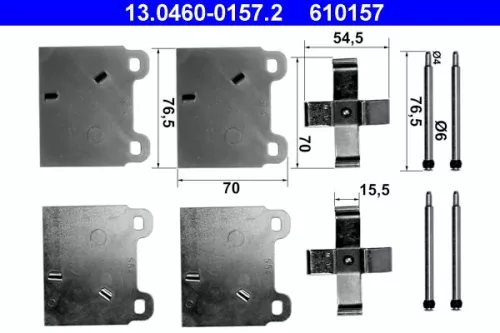 Accessory Kit, disc brake pad