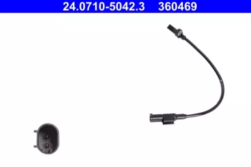 Sensor, wheel speed