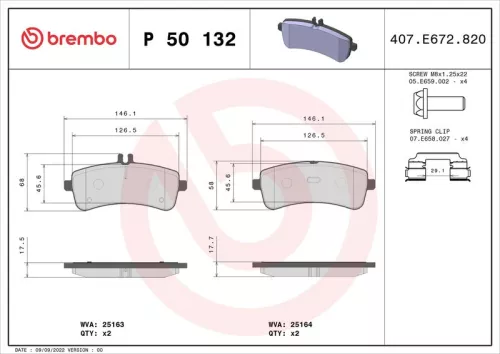 Brake Pad Set, disc brake