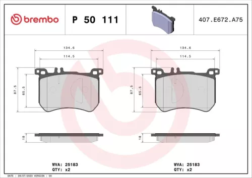 Brake Pad Set, disc brake