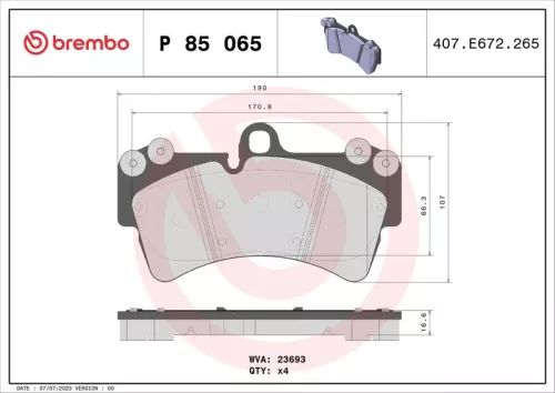 Brake Pad Set, disc brake