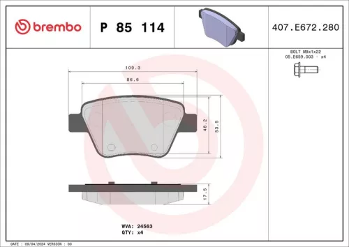 Brake Pad Set, disc brake