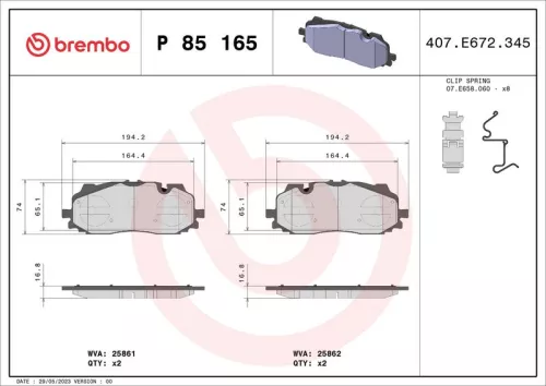 Brake Pad Set, disc brake