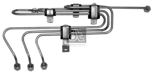 High Pressure Pipe Set, injection system