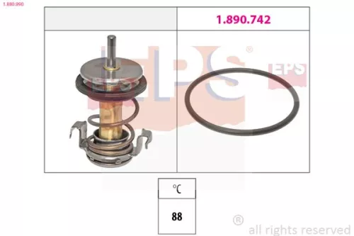 Thermostat, coolant