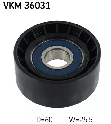 Deflection/Guide Pulley, V-ribbed belt