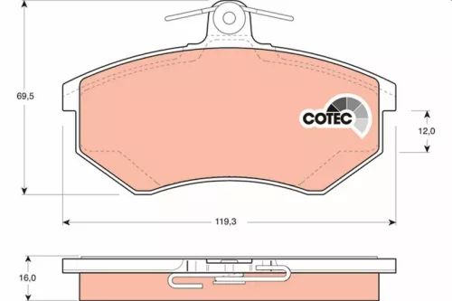 Brake Pad Set, disc brake