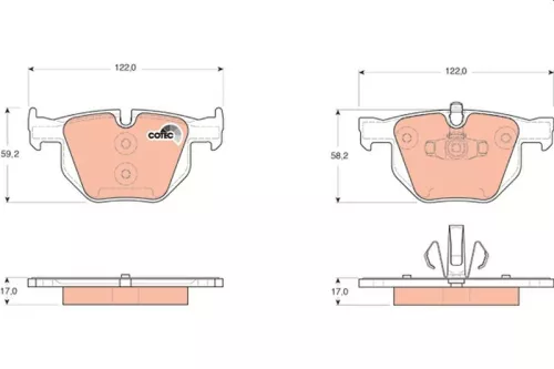 Brake Pad Set, disc brake