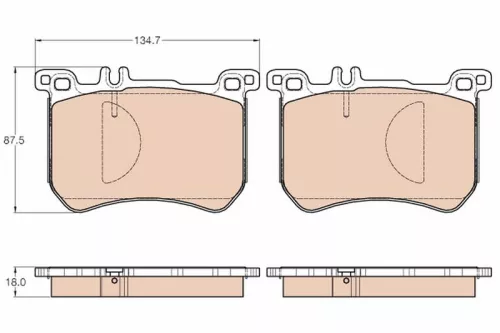 Brake Pad Set, disc brake