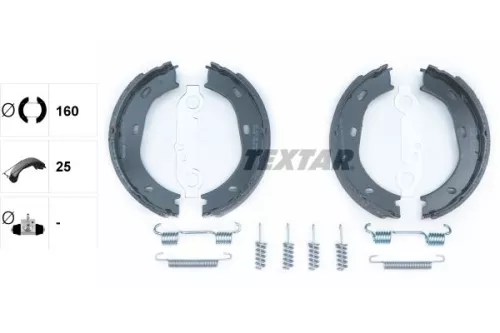 Brake Shoe Set, parking brake
