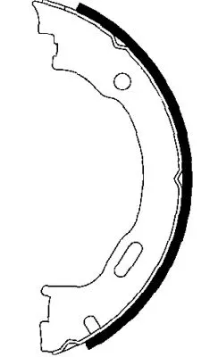Brake Shoe Set, parking brake