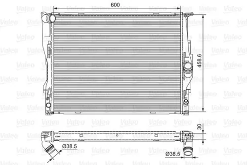 Radiator, engine cooling
