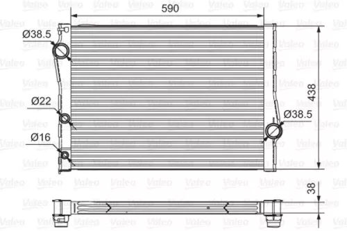 Radiator, engine cooling
