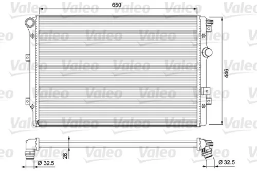 Radiator, engine cooling