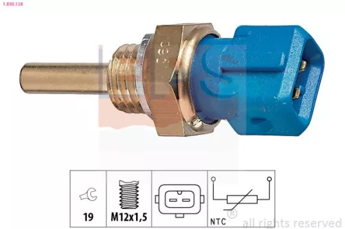 Sensor, coolant temperature