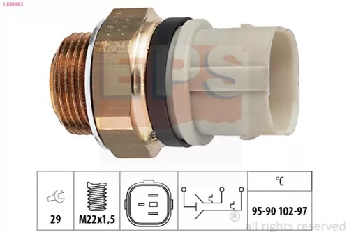 Temperature Switch, radiator fan