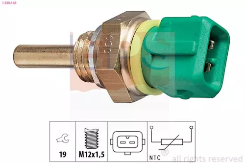 Sensor, coolant temperature