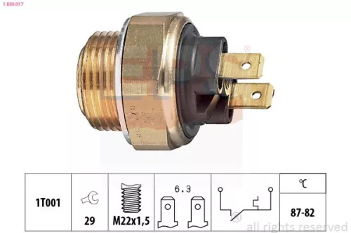 Temperature Switch, radiator fan