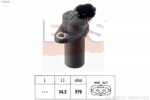 Sensor, crankshaft pulse