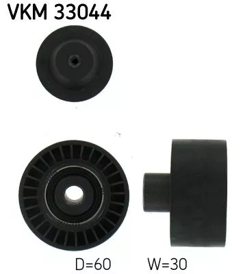 Deflection/Guide Pulley, V-ribbed belt