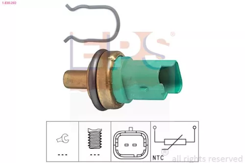 Sensor, coolant temperature