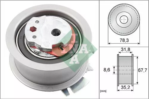 Tensioner Pulley, timing belt