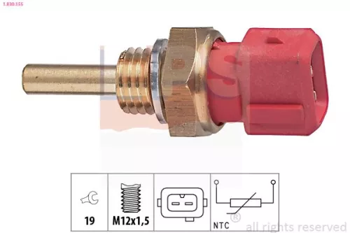 Sensor, coolant temperature
