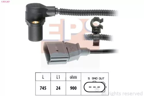 Sensor, crankshaft pulse