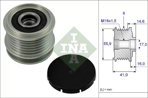Alternator Freewheel Clutch
