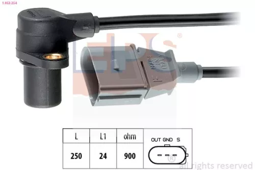 Sensor, crankshaft pulse