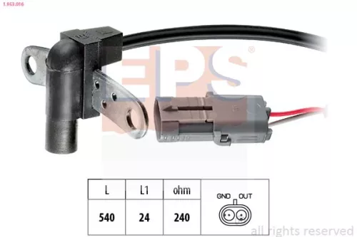 Sensor, camshaft position