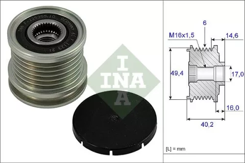 Alternator Freewheel Clutch