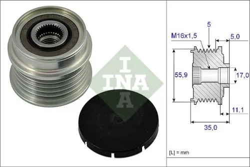 Alternator Freewheel Clutch