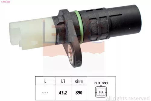 Sensor, crankshaft pulse