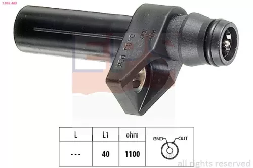 Sensor, crankshaft pulse