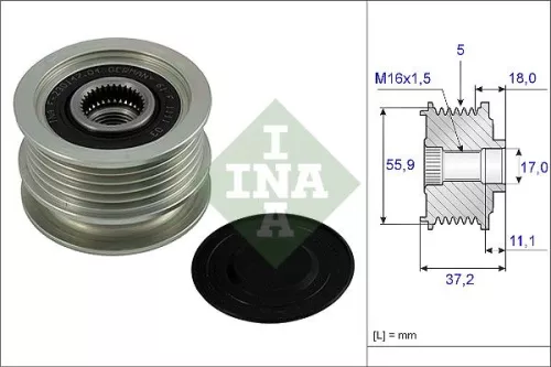 Alternator Freewheel Clutch
