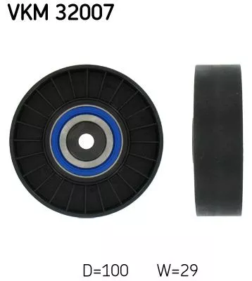 Deflection/Guide Pulley, V-ribbed belt