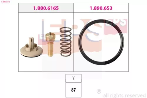Thermostat, coolant