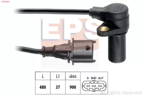 Sensor, crankshaft pulse