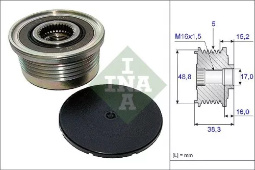 Alternator Freewheel Clutch