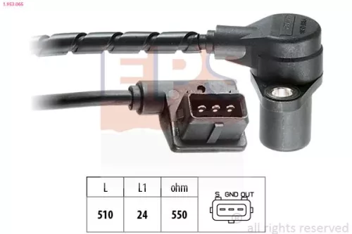 Sensor, crankshaft pulse