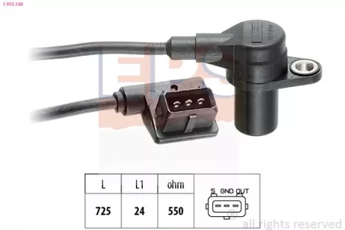Sensor, crankshaft pulse